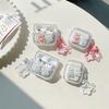Cute Rabbit Star for AirPods 1 Generation Protective Case Second Generation 1 Generation Pro1 Apple Bluetooth Headset Case Female