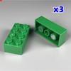 MOC Bricks Fridge Refrigerator Magnetic Brick 2x4 1x2-2x2 Sticker Educational Building Blocks Toys For Children Xmas Gifts