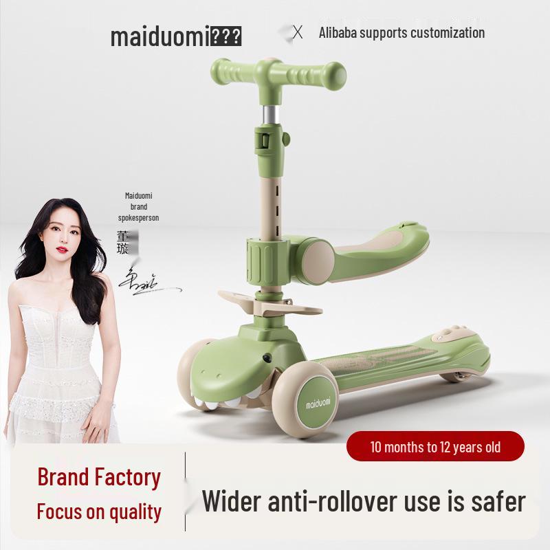 

Maiduomi 3-in-1 Toddler Scooter: Sit, Push, and Glide for Kids Ages 1-6.