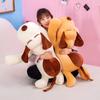 Dog Plush Toy Gift Doll Cute Girl Sleeping On Super Soft Bed Throw Pillow Rag Doll