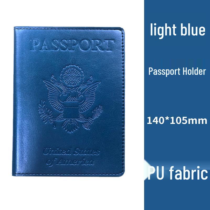 Personalizowany skórzany PU etui na paszport szczepionkowy USA