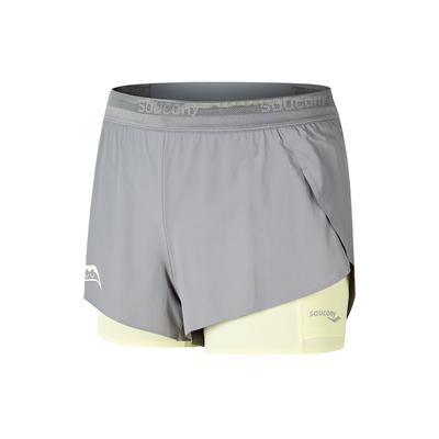 SS25 Logo Minimalistische Mode Bequeme Dreiviertel-Freizeitshorts Damen-Shorts Rockgrau SA1259DP01T-GR069