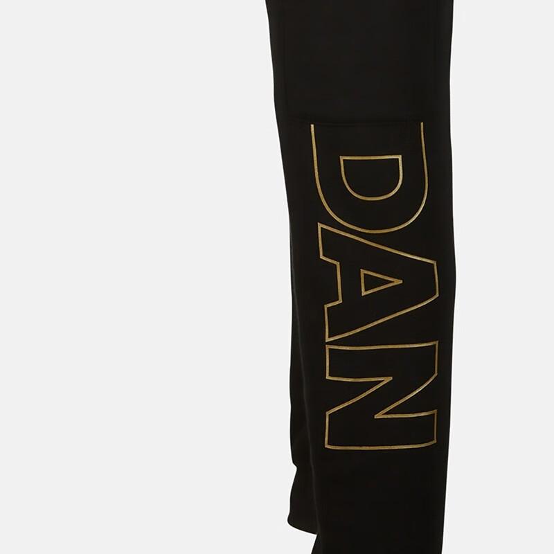 Jordan Letter Print Cuffed Knit Sports Pants Kids bottoms Black FD0719-010