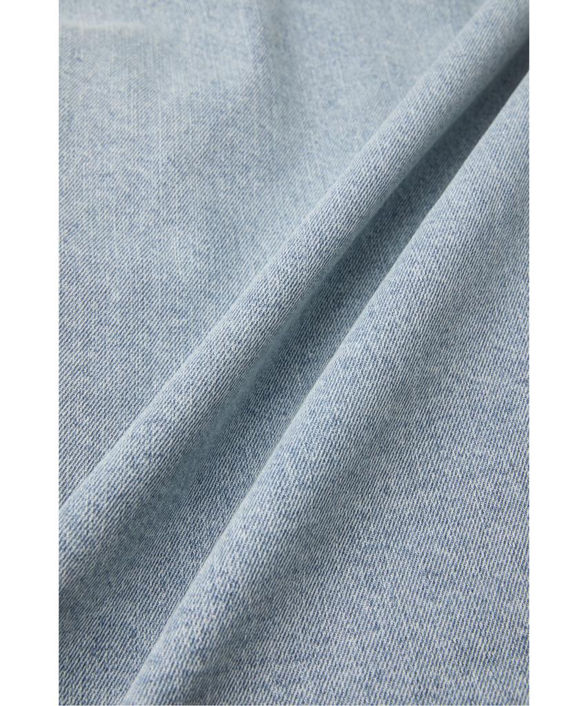 Iro Azuree Denim Long Sleeve Shacket Iqjcs26701Bul