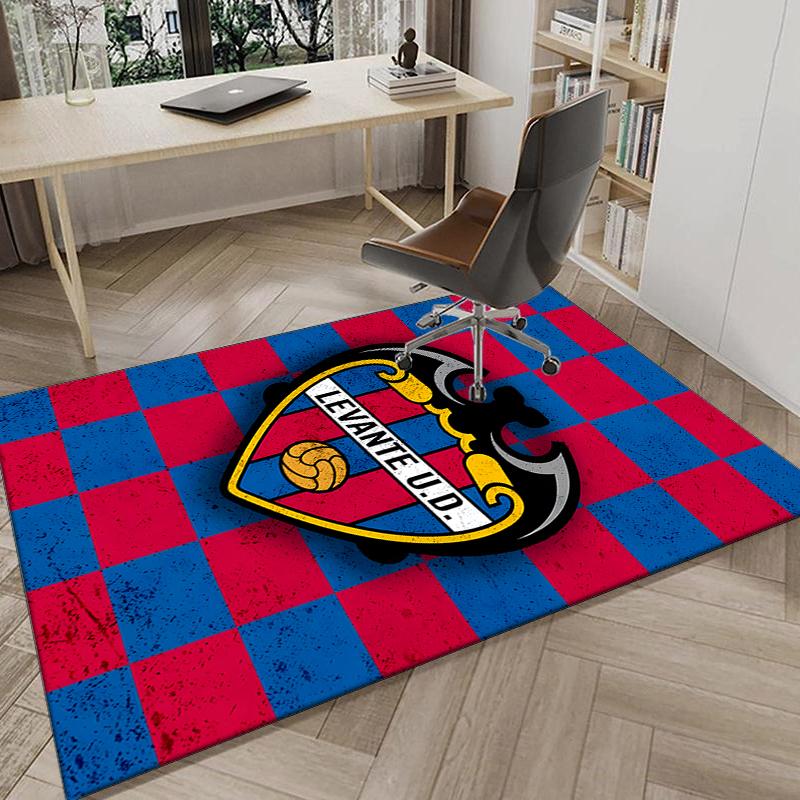 1PC Levante Football Rug Game Carpet, Floor Mat for Bedroom Living Room Entryway Rug, Home Decor Idea Gift for Christmas Birthday