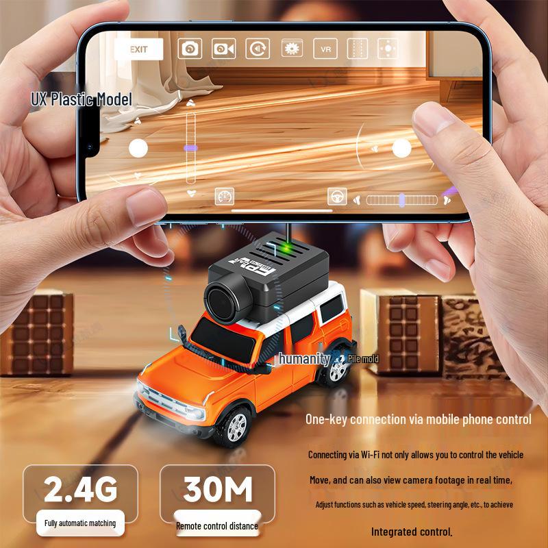 Weili 6405 FPV Mini RC Car: Full-Scale, Camera-Equipped Remote Control Toy Car for Boys