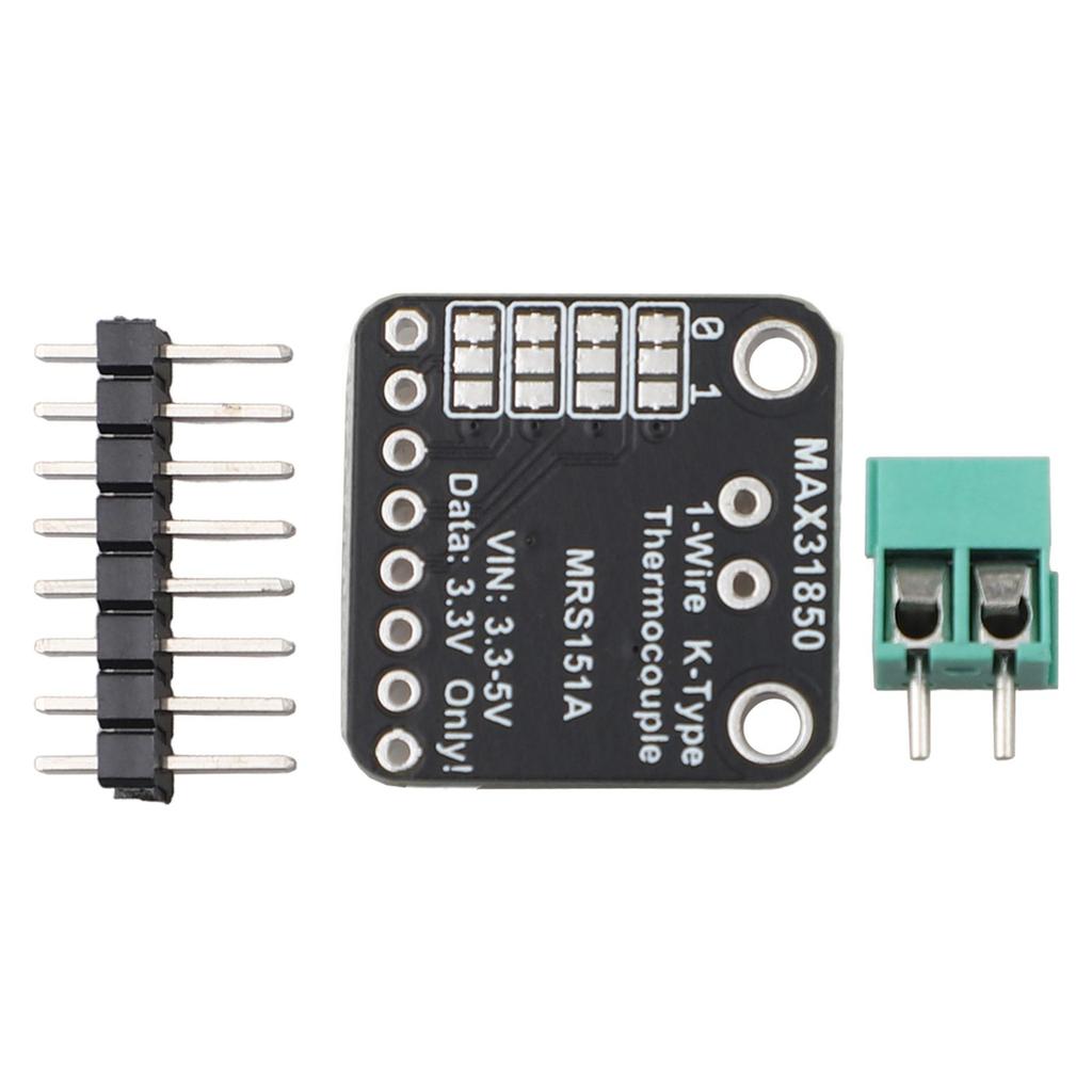 1 Wire Compatible MAX31850K Thermocouple Module Assembly for Microcontroller Applications on For Breakout Board