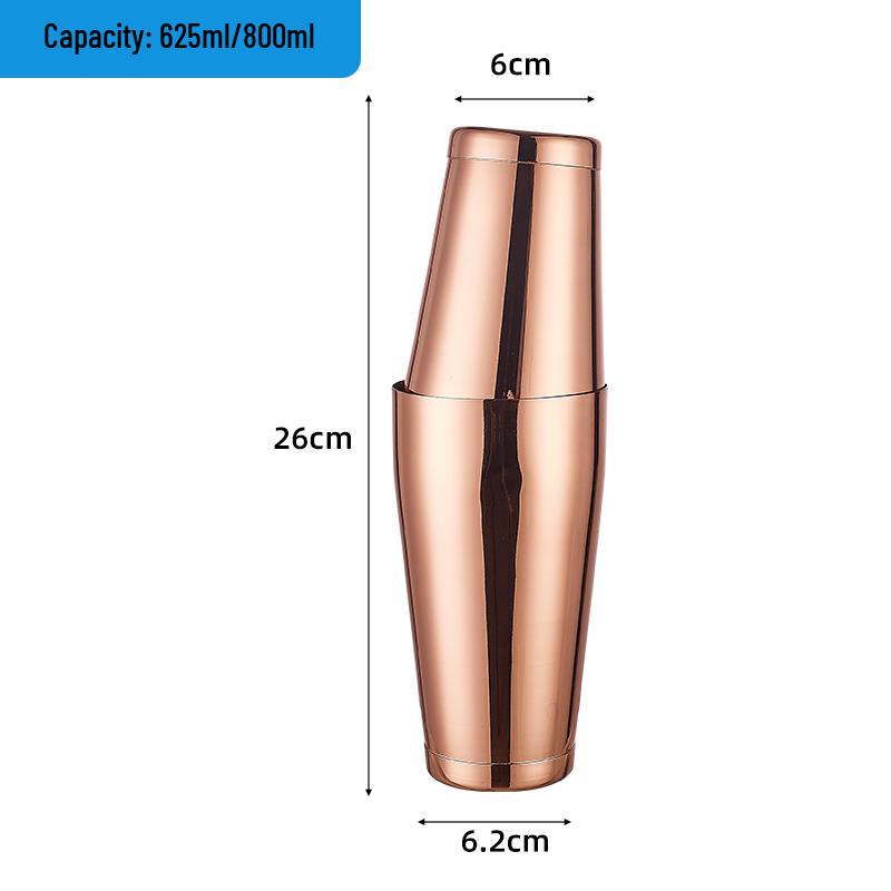 Boston 304 Stainless Steel Cocktail Shaker Set - Bar Tool Kit