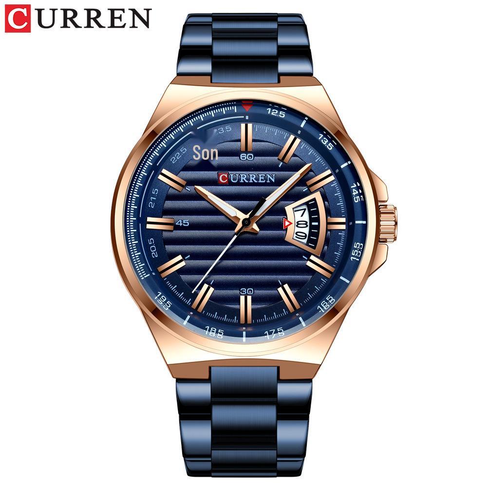 Curren 8375 Men s Waterproof Quartz Steel Watch with Calendar