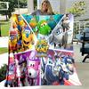 Super Wings Blanket Cartoon Child Flannel Throw Blankets Micro Fleece Cozy Plush Covers for Bed Car and Home Decoration