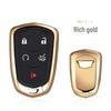 Cadillac Key Fob Cover for XTS, XT5, CTS, XT4, and CT6 TPU Remote Protective Shell
