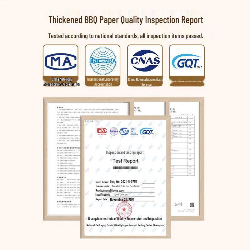 ZISIZ Food-Grade Baking & BBQ Parchment Paper