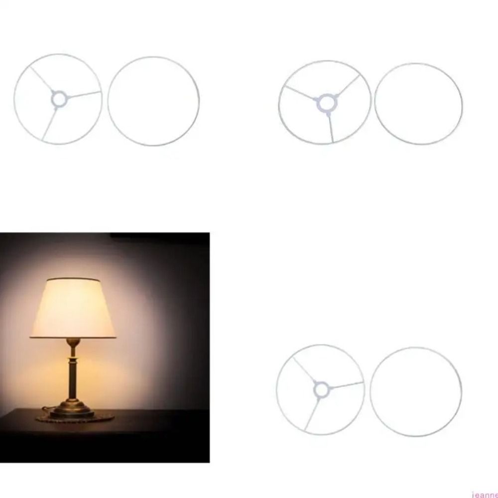 Round Metal Ceiling Light Frame Fix Rings Chandelier Lamp Fix Rings Drum Lamp Shade Rings  Hardware