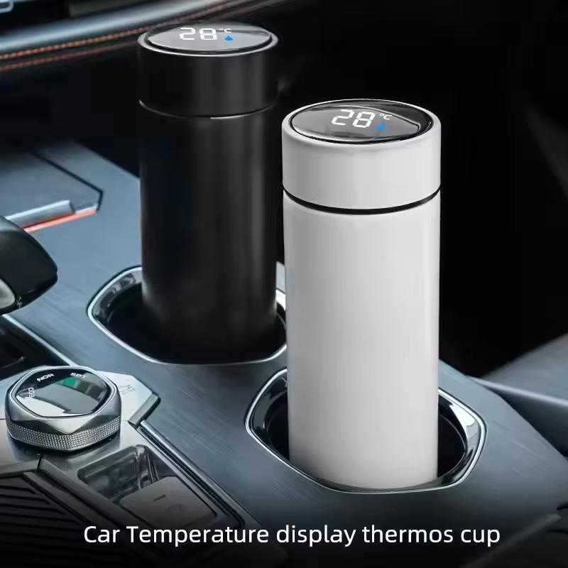 UDXKW1 500ML Intelligent Thermos Stainless Steel Vacuum Flask For Tesla X Roadster Bonina Model 3 S Highland Coil Y Cybertruck Juguete