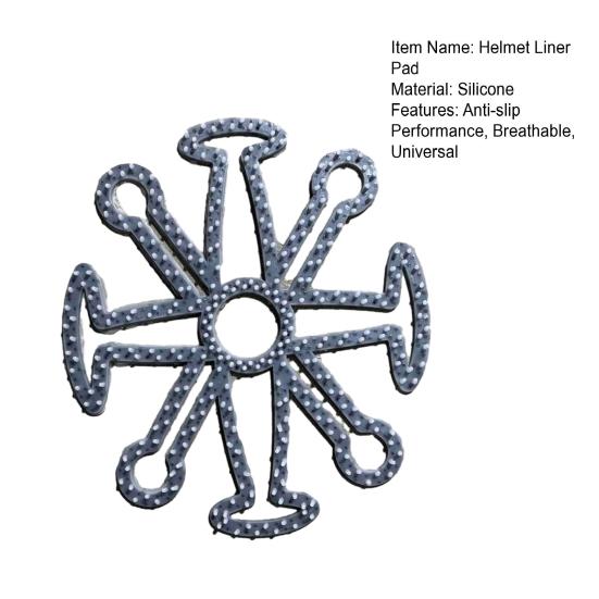 Bisiklet Kaskı Silikon Ped Kaymaz Nefes Alabilir Evrensel Açık Hava Sporları Motosiklet Bisiklet Dolgusu Eki Yastık Astar Mat Kask Aksesuarları