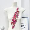 Big Rhinestone 3D Flower Applique for Sewing Clothing Headbands Diy Craft Party Decoration Fabric Trim