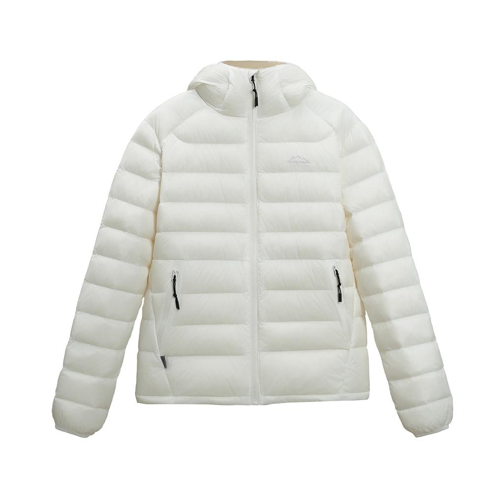 New national standard white duck down ribs down jacket women's winter new light and thin small hooded short coat