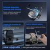 Wireless charging car phone holder, 2026 brand new cool car wireless fast charging holder, electric 90° rotating wireless car charger holder