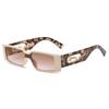 New Personalized Sunglasses European and American Trends Modern Cheetah Sunglasses Internet Celebrity Street Fashion Glasses