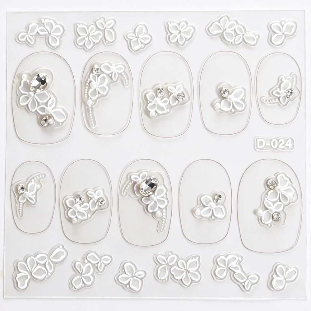 Redanco Luxurious Zirconia Bow Mosaic Nail Art Rhinestones. D-024