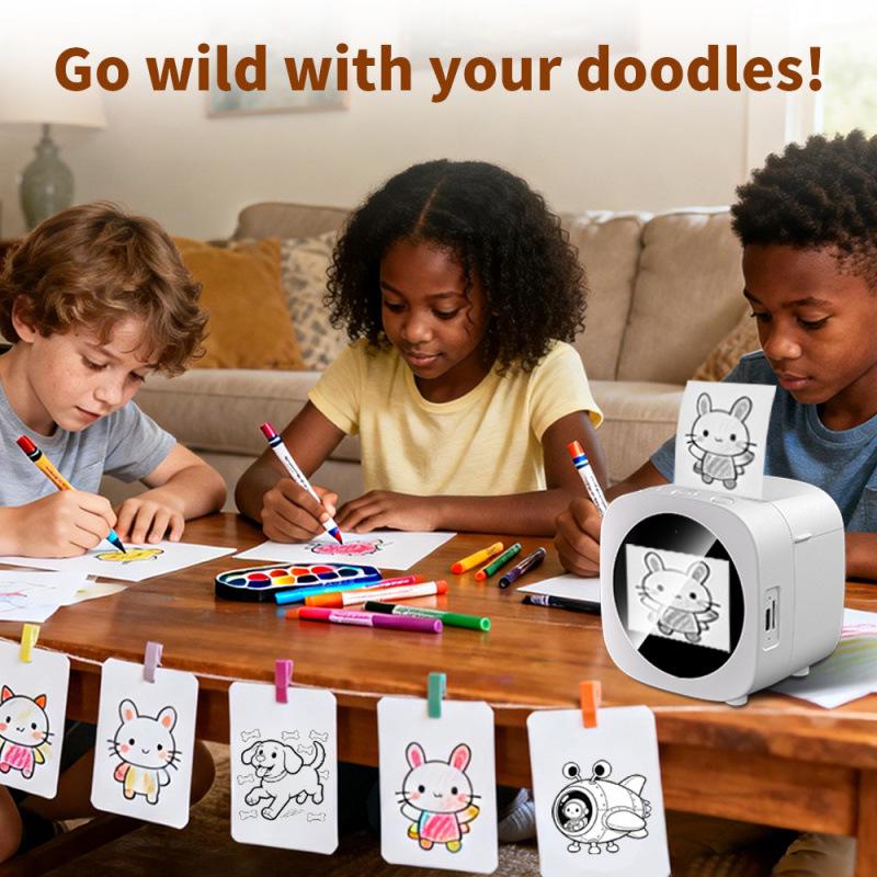 AI Voice-Controlled Instant HD Thermal Photo Printer