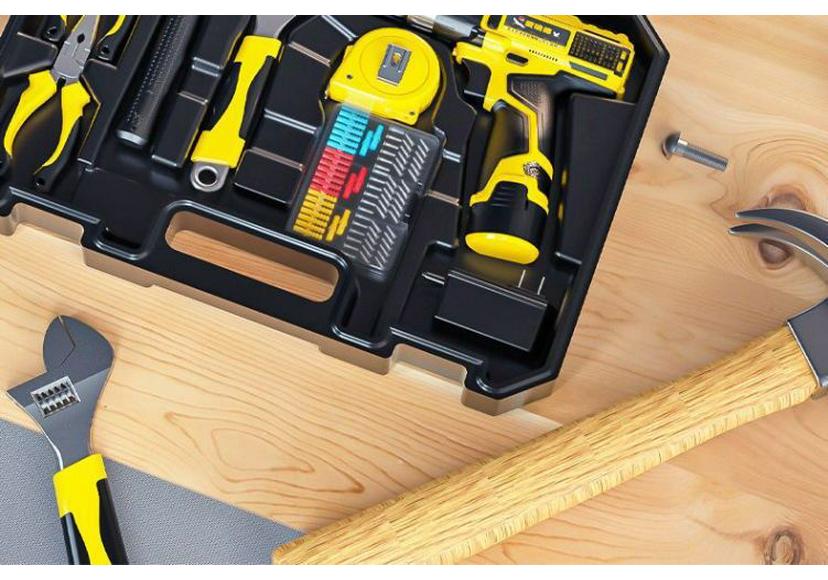 Multifunctionele Handboor en Gereedschapsset voor Houtbewerking en Reparaties