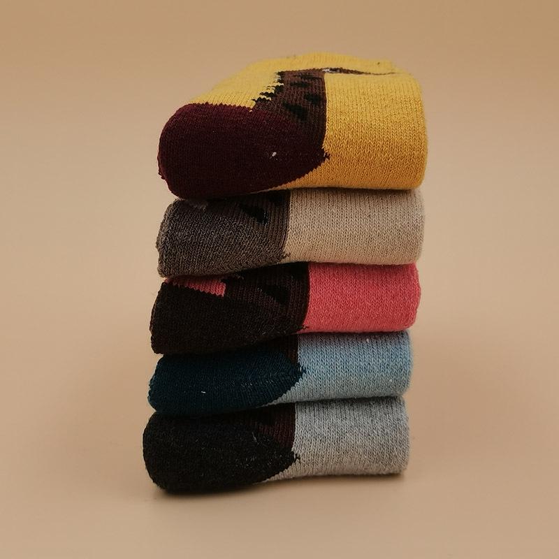 Women's Winter Wool Socks - Warm, Thick Retro Ethnic Style