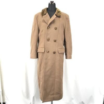 J.PRESS / Langer Woll-Pea-Coat / Oberbekleidung [Damen M Ca.. / Beige] Zweireihig / Cuprafutter / Premium-Stoff(GEBRAUCHT)