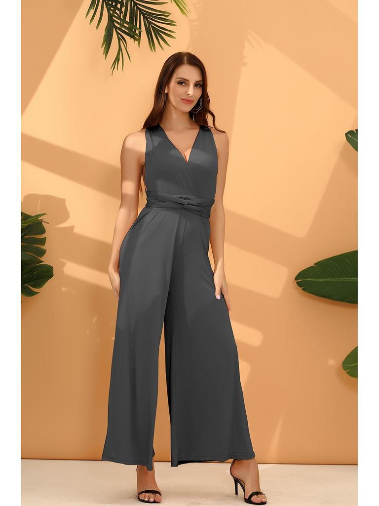 Women's Multi-Way Strap Crossover Bandage Jumpsuit - Sexy & Stylish OL Fashion