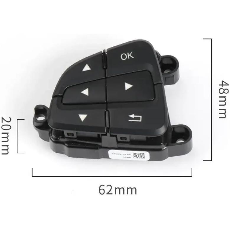1 Pair 0999050600 Car Multi-Function Steering Wheel Switch Buttons Phone Control Key Compatible with Benz GLS GLE W117 W166 W292 W156 W246