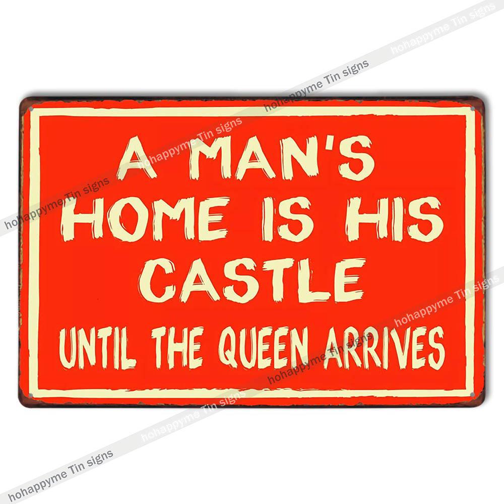 Retro Metal Signs Humorous Quotes Wall Art Home Decor Tin Plaques Office Bar Cafe Decoration