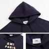 311 AMI 2025 Autumn and Winter New Letter Embroidery High-quality Cotton Hooded Sweatshirt Sweatshirt Men Pullover