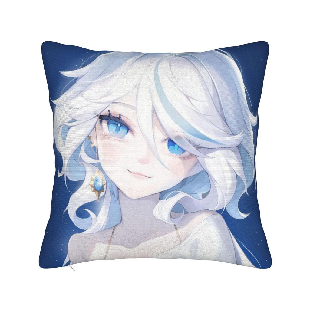 Furina Genshin Impact Game Pillowcase Printing Fabric Cushion Cover Gift Throw Pillow Case Cover Chair Drop Shipping 45X45Cm