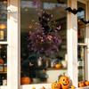 Seasonal Room Accents Halloween Window Static Sticker, Ghost Castle Black Cat Print Decals, Cartoon Patterns Waterproof PVC Cling for Home Holiday