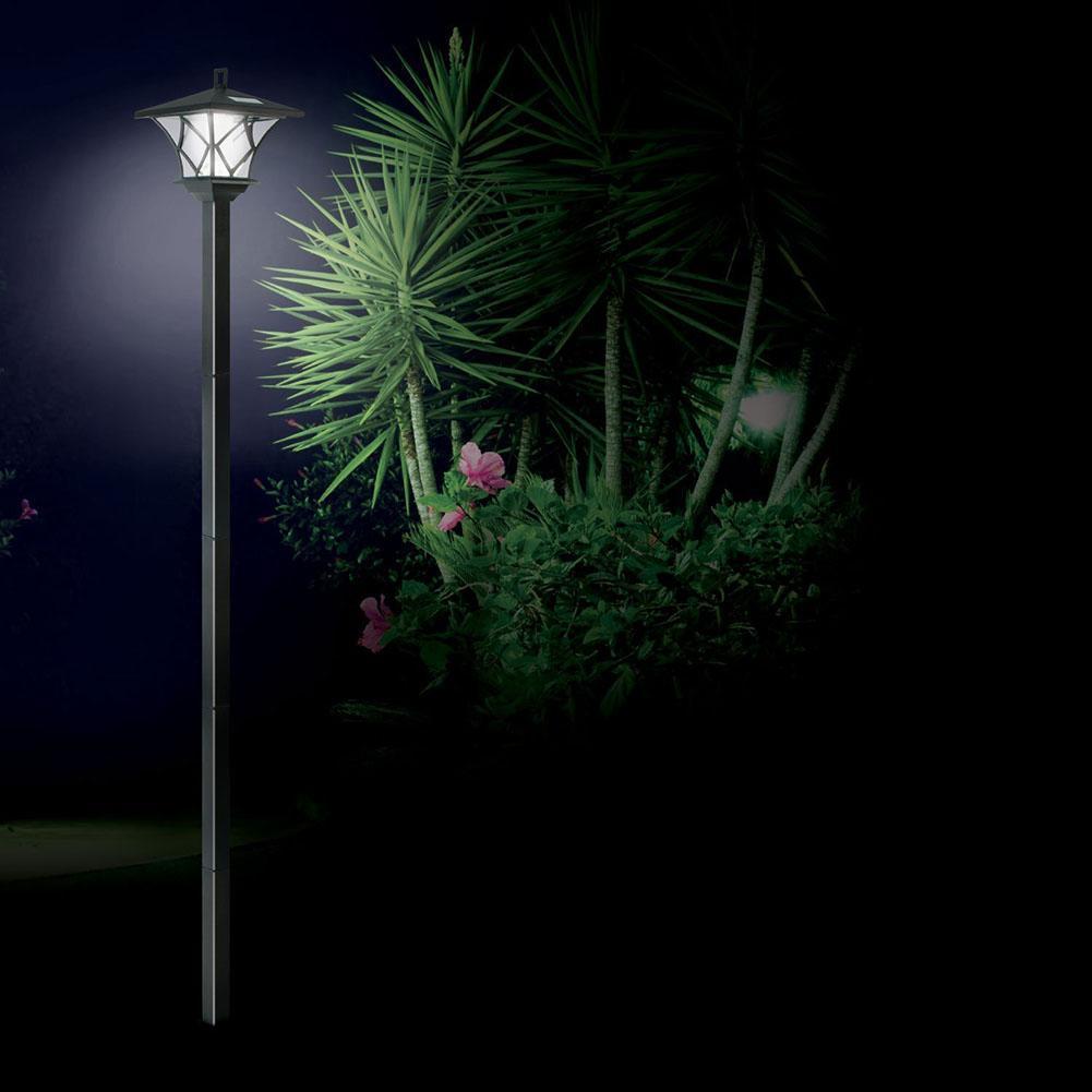 

1.5m Solar Street Lamp 2 in 1 Solar Lamp Post Light Decorative Floor Lamp for Backyard Porch for Front and Back Doors China Mainland