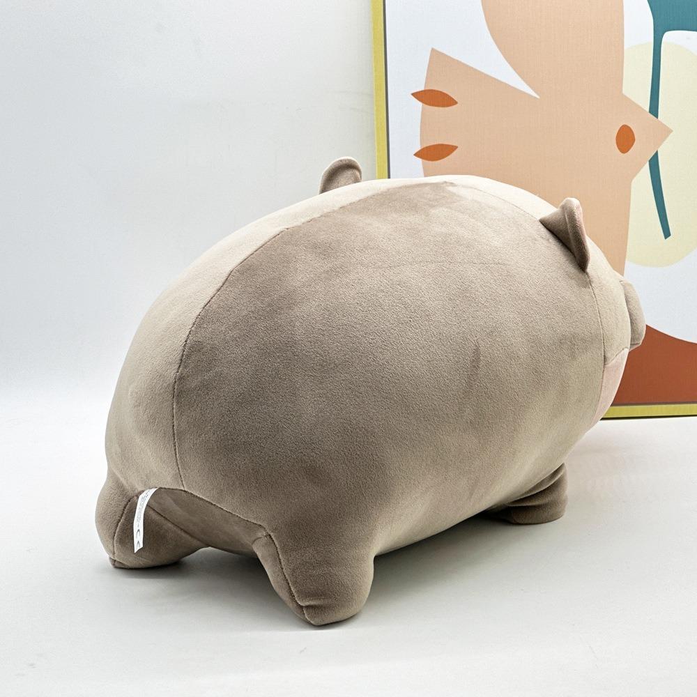 Soft Moo Deng Plush Toys Hugable Pygmy Hippo Plushie Toy Moo Deng Hippo Plush  Home Toy Decoration