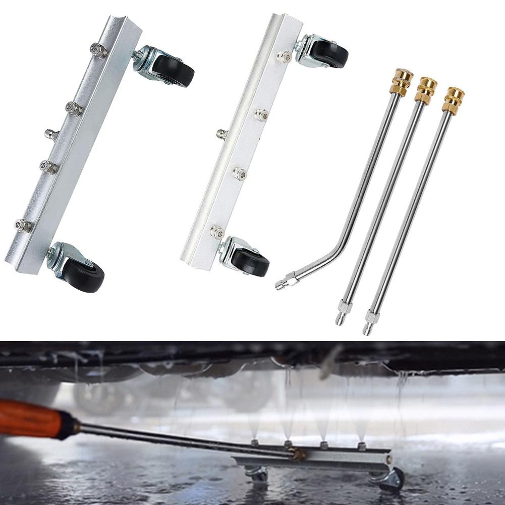 Chassis Undercarriage Pressure Washer Attachment for Road and Vehicle Bottom Cleaning Stainless Steel Design Only