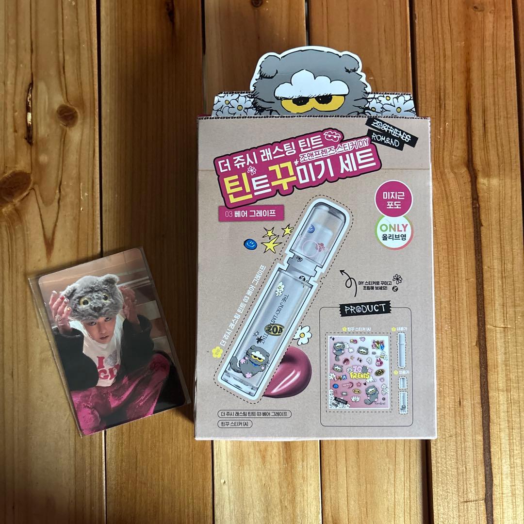 

[Б/У] G-DRAGON rom&nd помада (эксклюзивно для Кореи) с официальной картой G-DRAGON