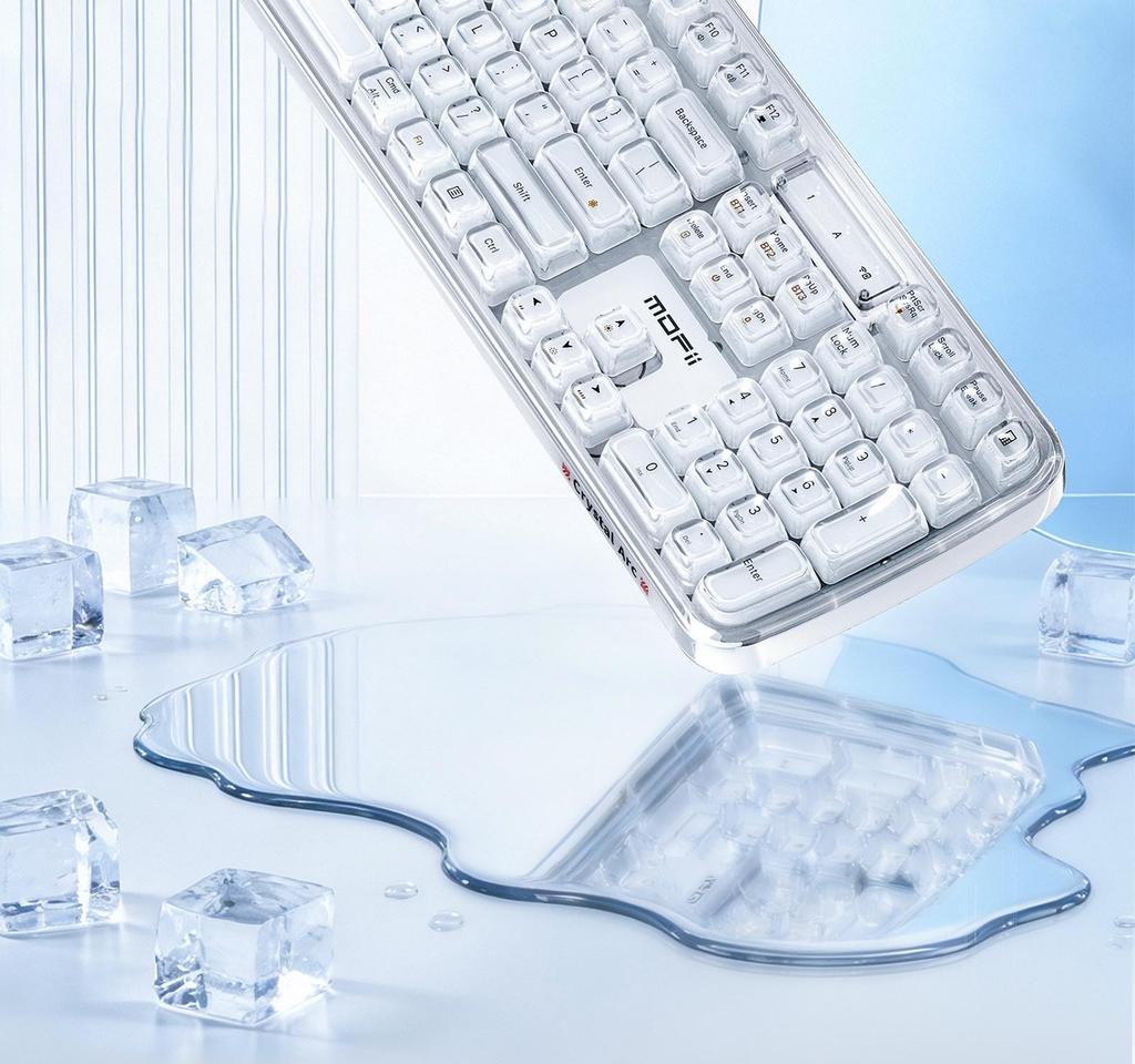 Crystal Arc RGB SK-708CDM Wireless Bluetooth Tri-Mode Keyboard