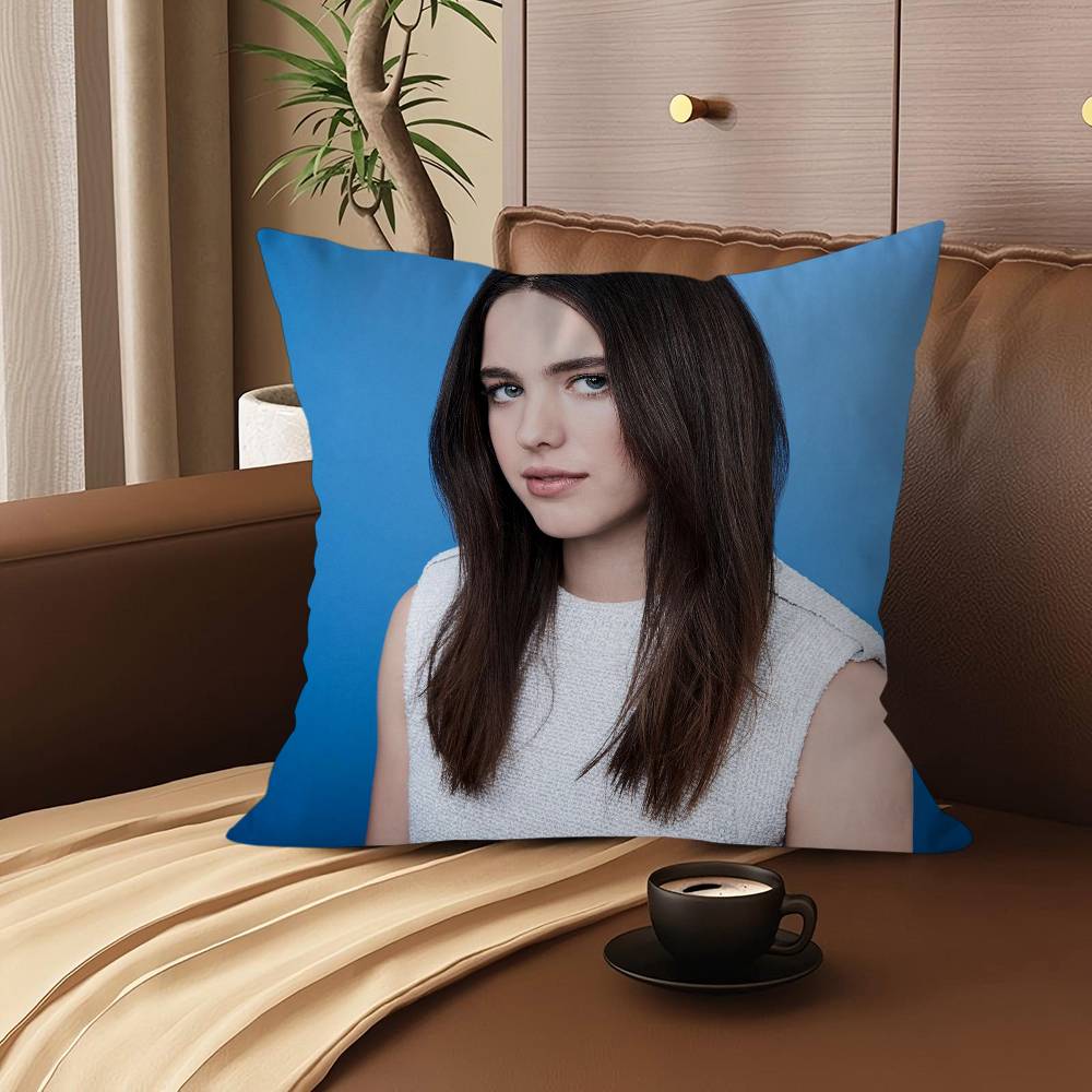 M-Margaret Q-Qualley Personalized Pillow Cover Kids Bedroom Wild Party Decor Pillowcase Kid Birthday Shower Gift