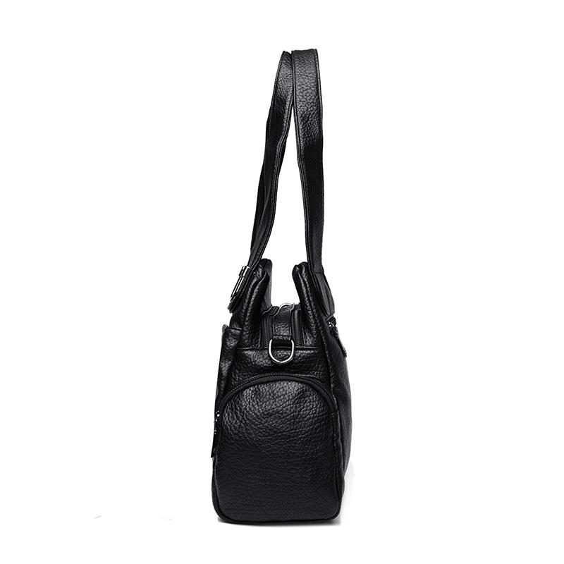 Women'S Handbag 2025 Summer Carving Decor Shoulder Bag Fashion Purse Soft Leather Large Capacity Shopping Handbags Satchel Bag Mom'S Bags