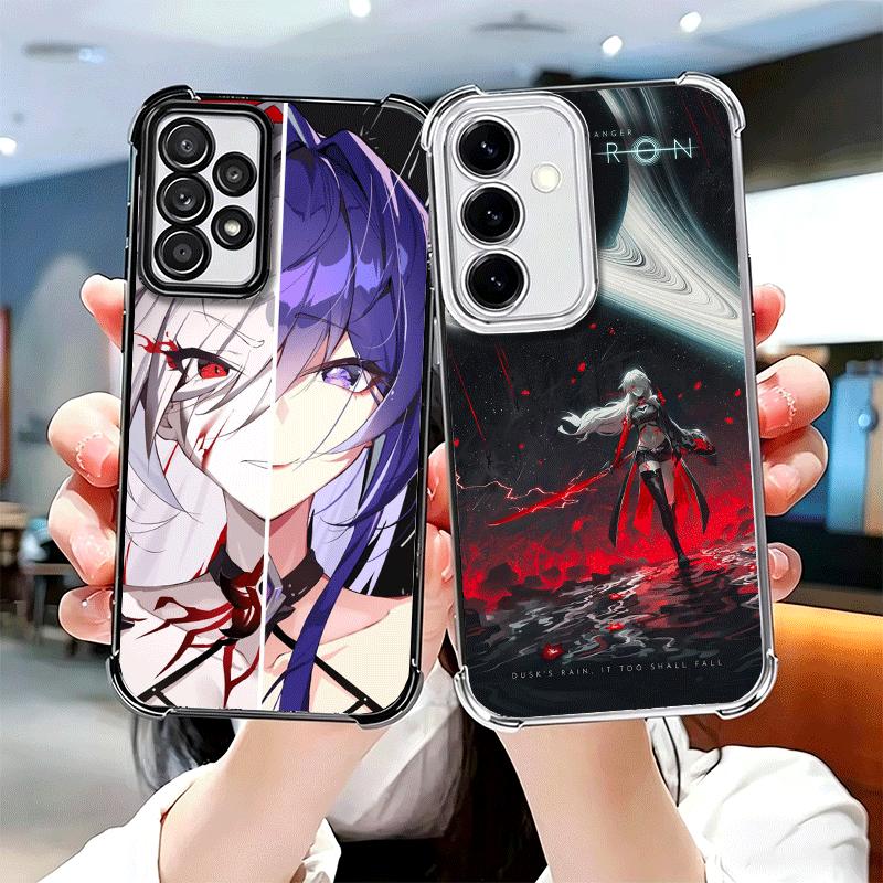 Honkai Star Rail Acheron Plating Phone Case For Samsung A17 A07 A37 A57 A16 A56 A15 A55 A14 A54 A13 A53 A26 A36 A25 A35 A24 A34
