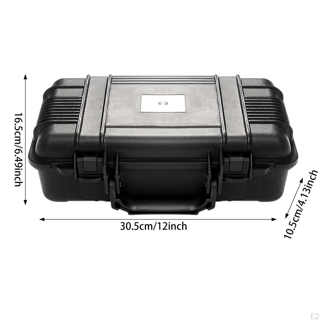 Instrument Case Tool Box with Handle Dustproof Impact Resistant Multipurpose Carrying Equipment