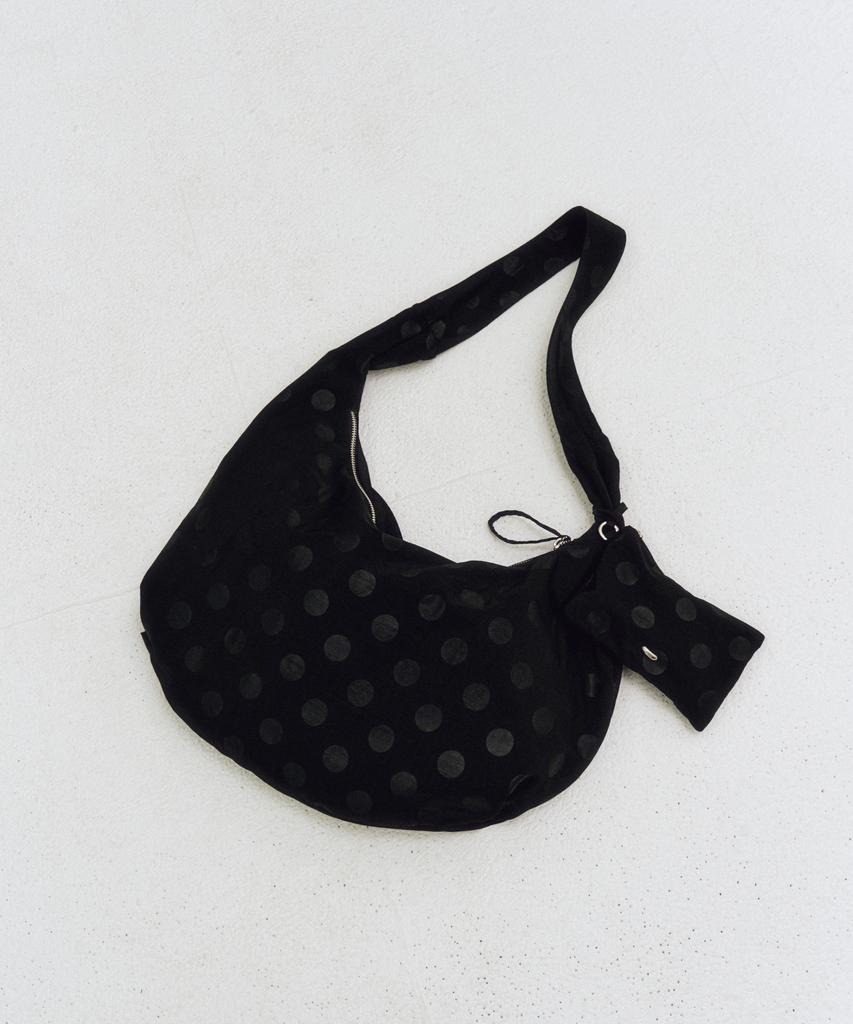 Citta Mono Dot Hobo Bag_Cta927 (Black)