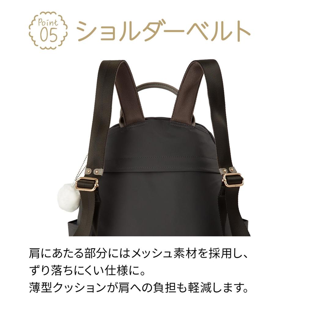 Kanana Project Every Backpack SP1-D 31662 Black, Fits A4 Size and PET Bottles