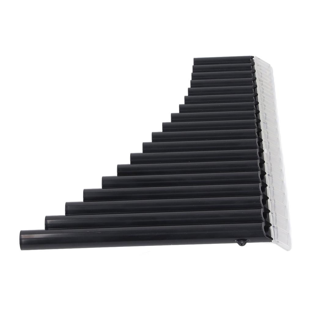 Pan Flute Instrument 18 Pipes Key of C Pan Pipe for Beginners Learning Teaching with Carrying Bag