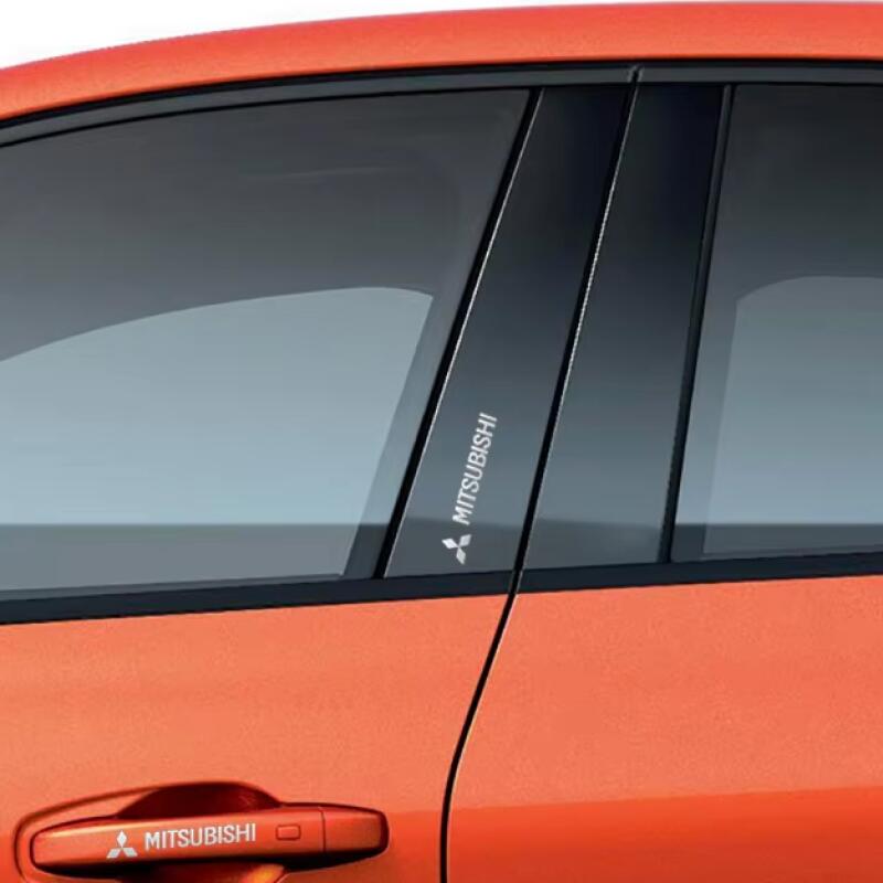 Auto Ruitenwisser Stickers Metalen Embleem Auto Decor Stickers Voor Mitsubishi ASX LANCER OUTLANDER PAJERO Ralliart Auto Accessoires