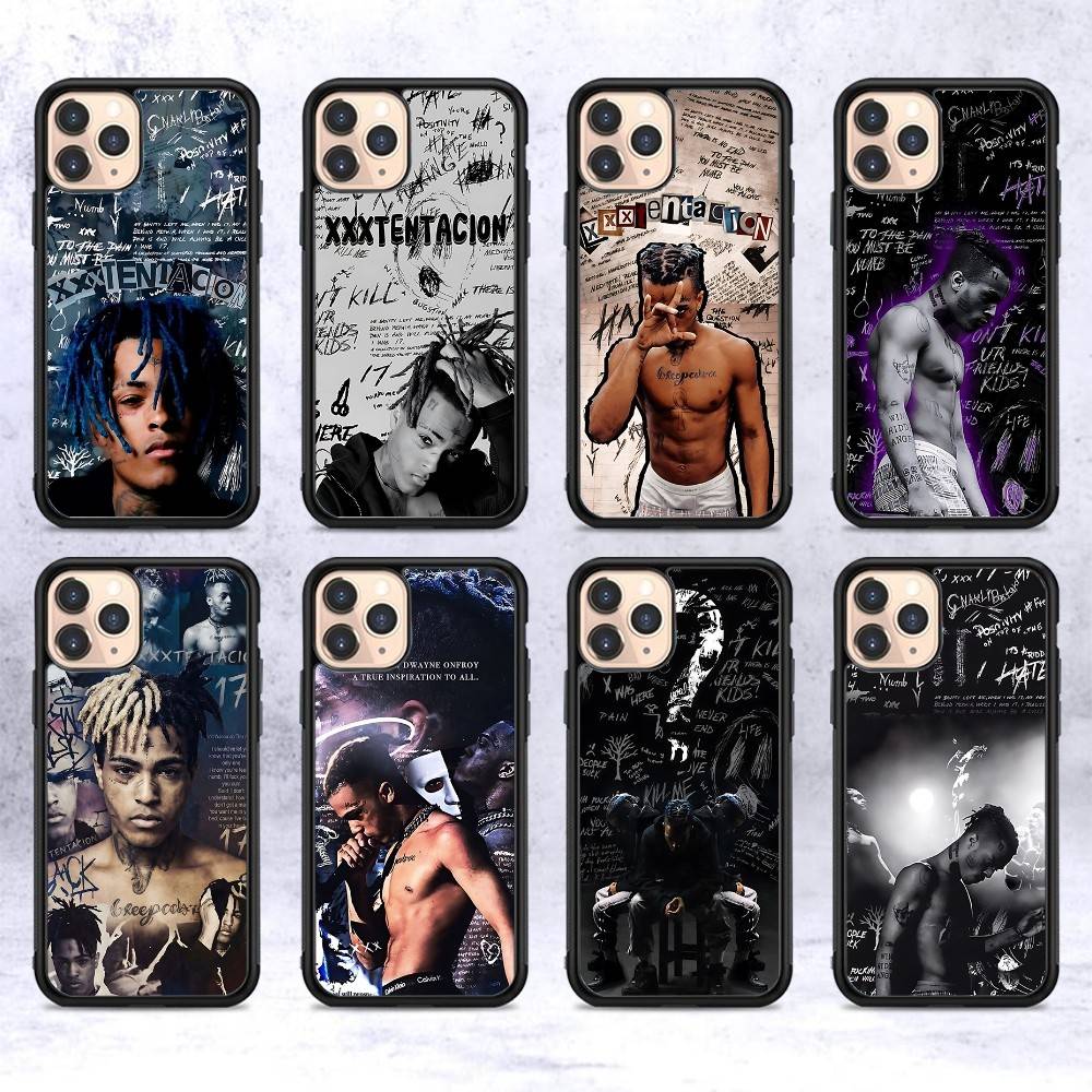 Rapper X-XXXTentacionS Phone Case For IPhone 17 16 15 14 13 Plus 12 11 Pro Max PC+TPU Cases Back Cover