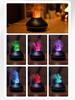 3D Bunte Flamme Luftbefeuchter USB Auto Aromatherapie Luftbefeuchter Diffusoren Tragbare Diffusor Ätherische Öle für Home Raum Duft