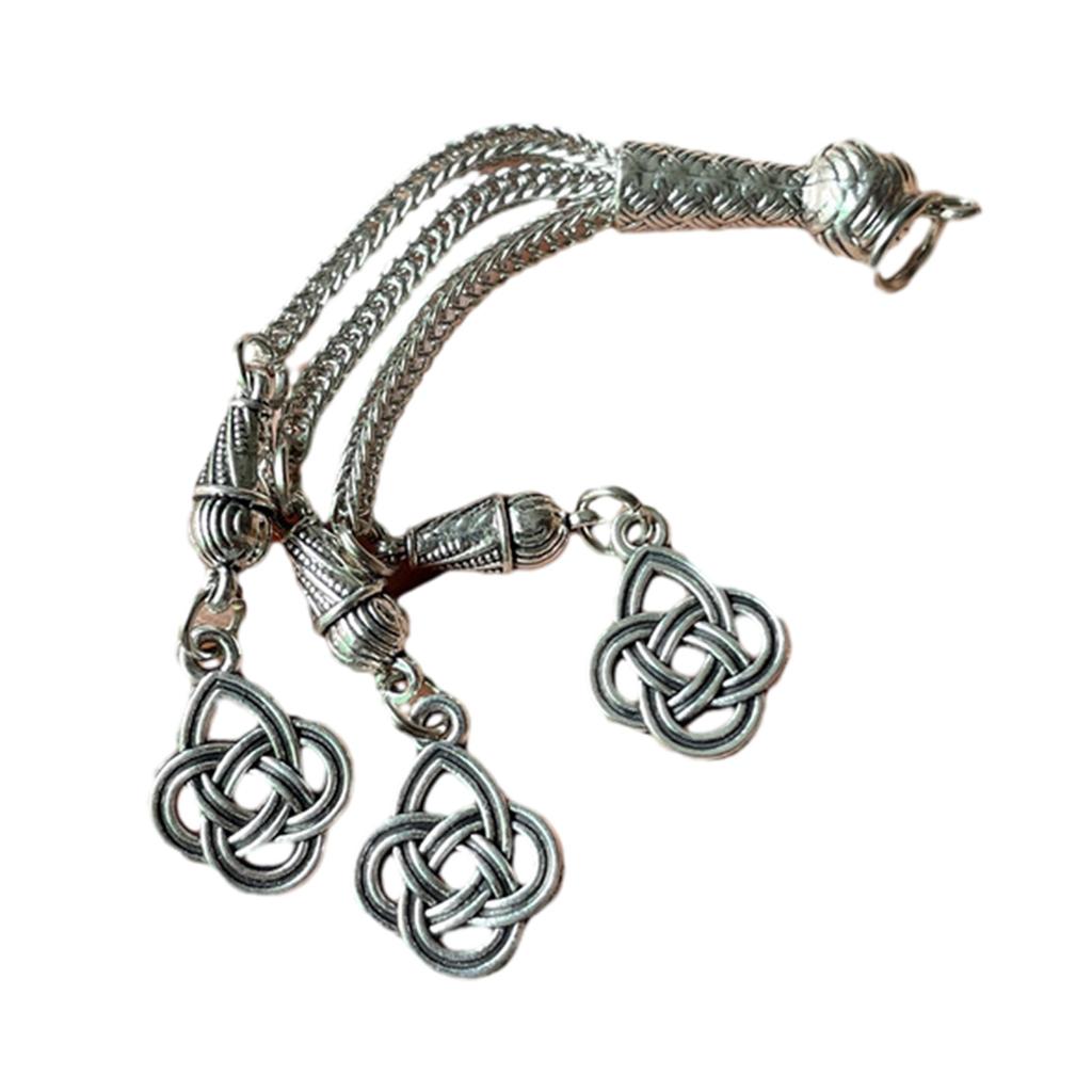 Vintage Metal Brushes Antique Silver Necklace Accessories Religious Jewelry Making Components DIY Bracelet Connectors